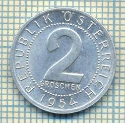 8902 MONEDA- AUSTRIA - 2 GROSCHEN -anul 1954 - starea ce se vede foto