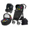 Carucior 3 In 1, Peg Perego, Book Plus S, Black&amp;Amp;White, Completo Elite