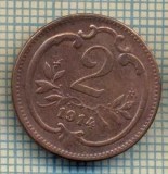 8889 MONEDA- AUSTRIA - 2 FILLER -anul 1914 - starea ce se vede