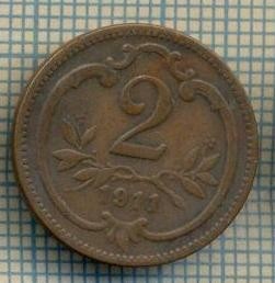 8890 MONEDA- AUSTRIA - 2 FILLER -anul 1911 - starea ce se vede foto