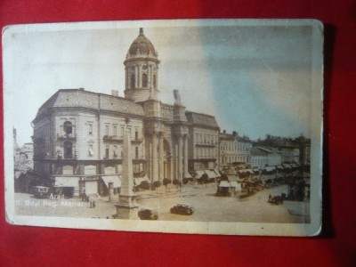 Ilustrata Arad - Bul. Regina Maria 1945 ,Ed.M.C.Florescu foto