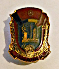 INSIGNA UTC FRUNTAS BRIGADIER CULOARE VERDE foto