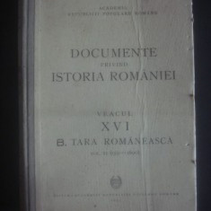 DOCUMENTE PRIVIND ISTORIA ROMANIEI TARA ROMANEASCA vol. VI foto