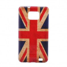 Husa Samsung Galaxy S2 i9100/i9105 Procell Silicon Imprimat P30 England Flag foto