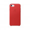 Carcasa iPhone 7 Apple Leather Red (piele naturala)