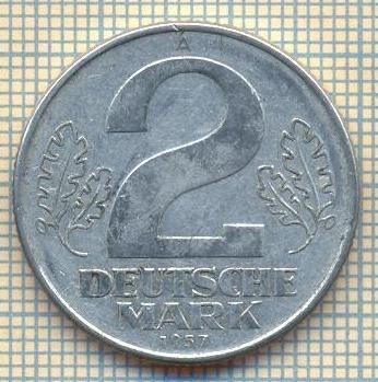 8990 MONEDA- GERMANIA(RDG) - 2 MARK -anul 1957 A - starea ce se vede