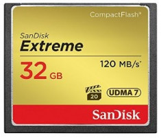 Card de memorie SanDisk Compact Flash Extreme 32GB, 120 MB/s foto