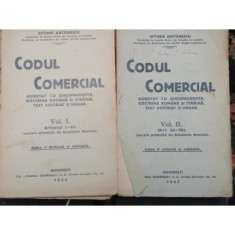 CODUL COMERCIAL - EFTIMIE ANTONESCU 2 VOL. foto