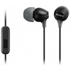 Casti Sony MDR-EX15AP, Frecventa (Hz) 8 - 22.000, cu microfon pentru smartphone, elemente intraauric foto