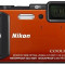 Aparat foto digital Nikon Coolpix AW130, orange