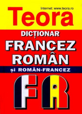 Dictionar francez-roman, roman-francez de buzunar, Editura Teora foto