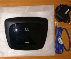 Router wireless cisco Linksys WRT120N, 150 Mbps, 100% functional, garantie foto