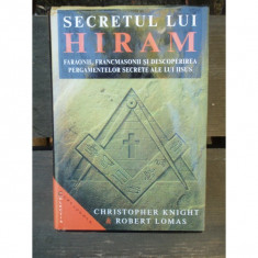 SECRETUL LUI HIRAM - CHRISTOPHER KNIGHT foto