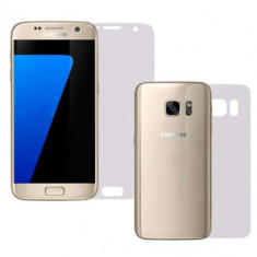 Folie Protectie Display Si Capac Baterie Spate Samsung Galaxy S7 G930 MOMAX Pro Series foto