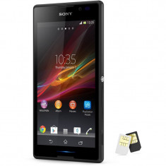 Smartphone Sony Xperia C C2305 Dual Sim Black foto