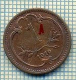 Moneda Austria 1 Heller 1910, stare vizibila, numismatica
