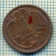 8916 MONEDA- AUSTRIA - 1 HELLER -anul 1910 - starea ce se vede