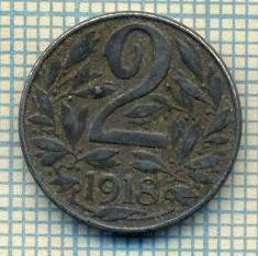 8926 MONEDA- AUSTRIA - 2 HELLER -anul 1918 - starea ce se vede foto