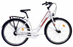 Bicicleta Devron Urbio LC1.8 M 520/20.5 Crimson WhitePB Cod:216CL185292 foto