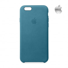 Carcasa iPhone 6/6S Apple Leather Marine Blue (piele naturala) foto