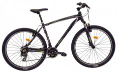 Bicicleta DHS Terrana 2723 (2016) Culoare Negru/Gri/Argintiu 457mmPB Cod:21627234569 foto