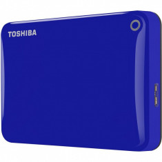 Hard disk extern Toshiba Canvio Connect II, 1TB, 2.5 inch, USB 3.0, albastru foto