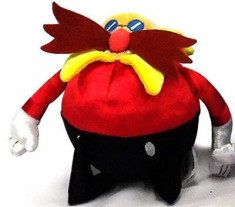 Jucarie De Plus Dr Eggman 25Th Anniversary 8 Inch Classic Sonic Head Plush foto