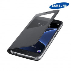 Husa Samsung Galaxy S7 G930 Book S-View Black foto