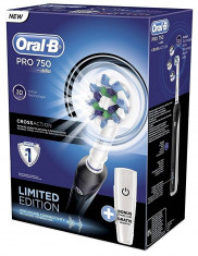 Perie dinti electrica Oral-B Pro 750 D16.513.UX black foto