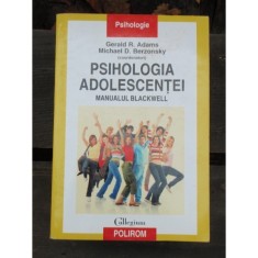 PSIHOLOGIA ADOLESCENTEI - GERALD R. ADAMS foto