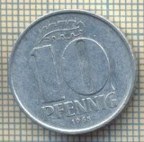 9013 MONEDA- GERMANIA(RDG) - 10 PFENNIG -anul 1965 A - starea ce se vede, Europa