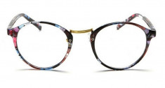 Rame ochelari de vedere John Lennon rotunzi -Negru, floral, maro - 124918 foto