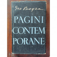 PAGINI CONTEMPORANE - GEO BOGZA foto