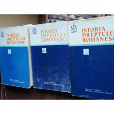 iSTORIA DREPTULUI ROMANESC - 3 VOLUME foto