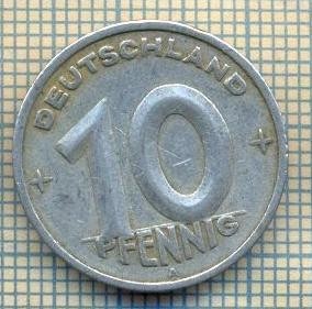 9030 MONEDA- GERMANIA(RDG) - 10 PFENNIG -anul 1949 A - starea ce se vede foto