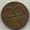 8988 MONEDA- GERMANIA(RDG) - 20 PFENNIG -anul 1969 - starea ce se vede