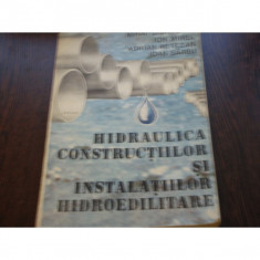 HIDRAULICA CONSTRUCTIILOR SI INSTALATIILOR HIDROEDILITARE foto