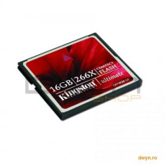KINGSTON Compact Flash Card 16GB Kingston Ultimate 266X, Data Recovery Software foto