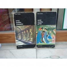 ARTA OCCIDENTULUI , 2 VOLUME ,EVUL MEDIU ROMANIC , EVUL MEDIU GOTIC , HENRI FOCILLON foto