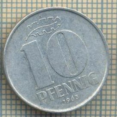 9024 MONEDA- GERMANIA(RDG) - 10 PFENNIG -anul 1963 A - starea ce se vede