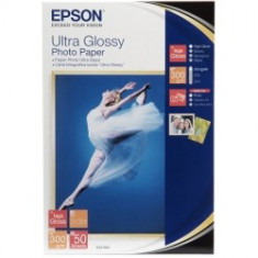 Epson Ultra Glossy hartie foto 13x18cm - 50 coli - 300g/mp (S041944) foto