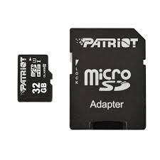 Card de memorie Patriot LX microSDHC, 32GB, Clasa 10 + Adaptor SD foto