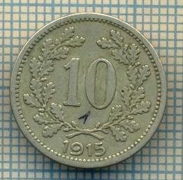 8950 MONEDA- AUSTRIA - 10 HELLER -anul 1915 - starea ce se vede