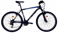 Bicicleta DHS Terrana 2623 (2016) Culoare Negru/Albastru 495mmPB Cod:21626234963 foto