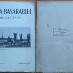 Viata Basarabiei , Revista Lunara , Aprilie - Mai , 1938 , Director Pan Halippa