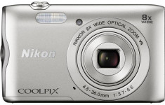 Aparat foto Nikon Coolpix A300, argintiu foto