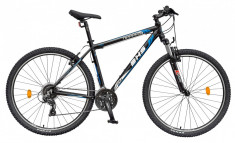 Bicicleta DHS Terrana 2923 Culoare Negru/Albastru 495mmPB Cod:21529234963 foto