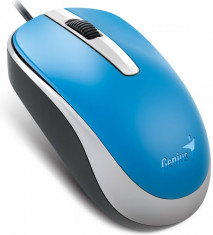 Genius optical wired mouse DX-120, Blue foto