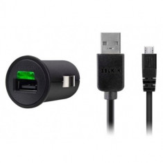 Incarcator Auto Belkin universal, include cablu microUSB, 5V, 1A, Black F8M127CW03 foto