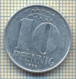 9015 MONEDA- GERMANIA(RDG) - 10 PFENNIG -anul 1978 A - starea ce se vede, Europa